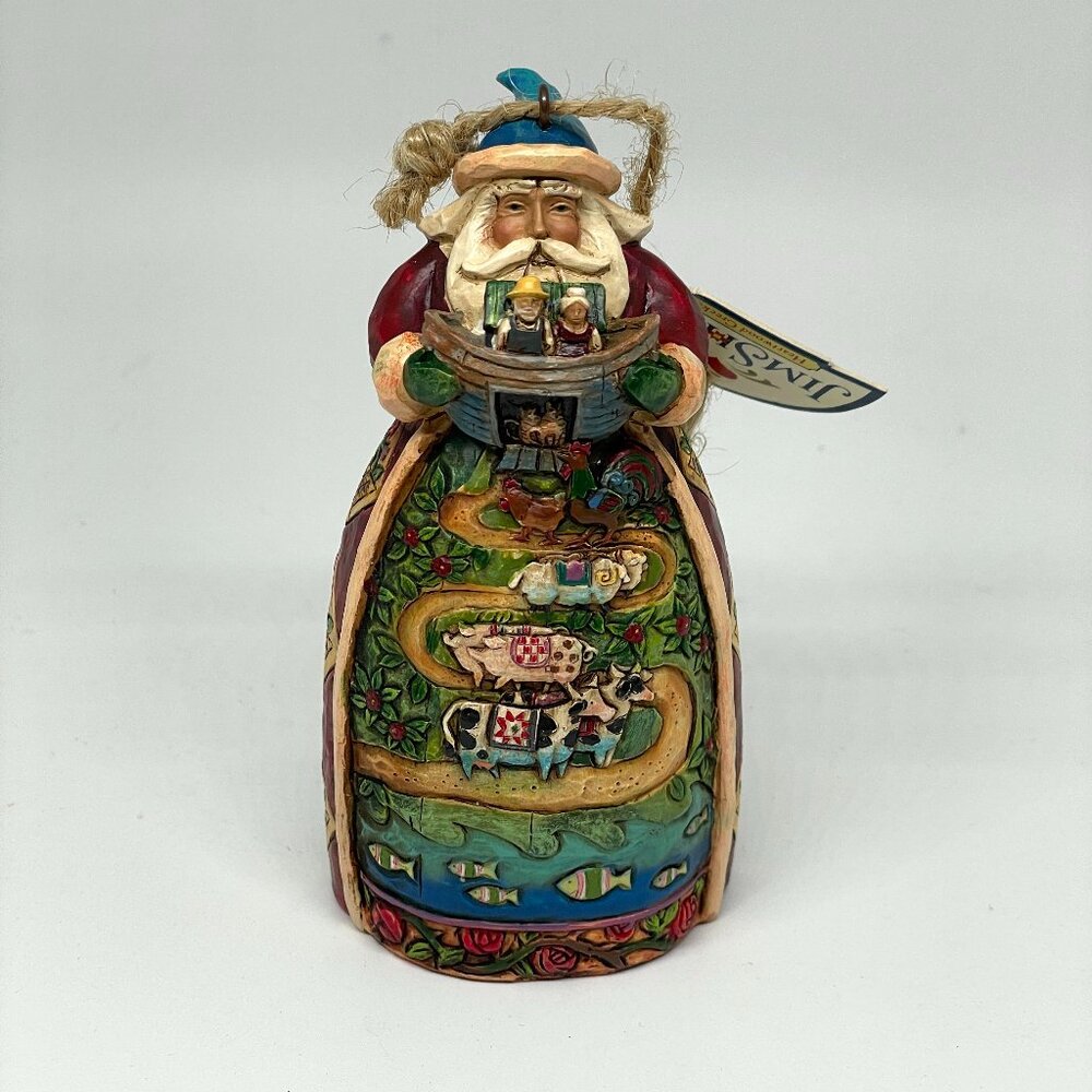 Jim Shore 2007 Heartwood Creek Two By Two Santa 4007947 Noah’s Ark Santa